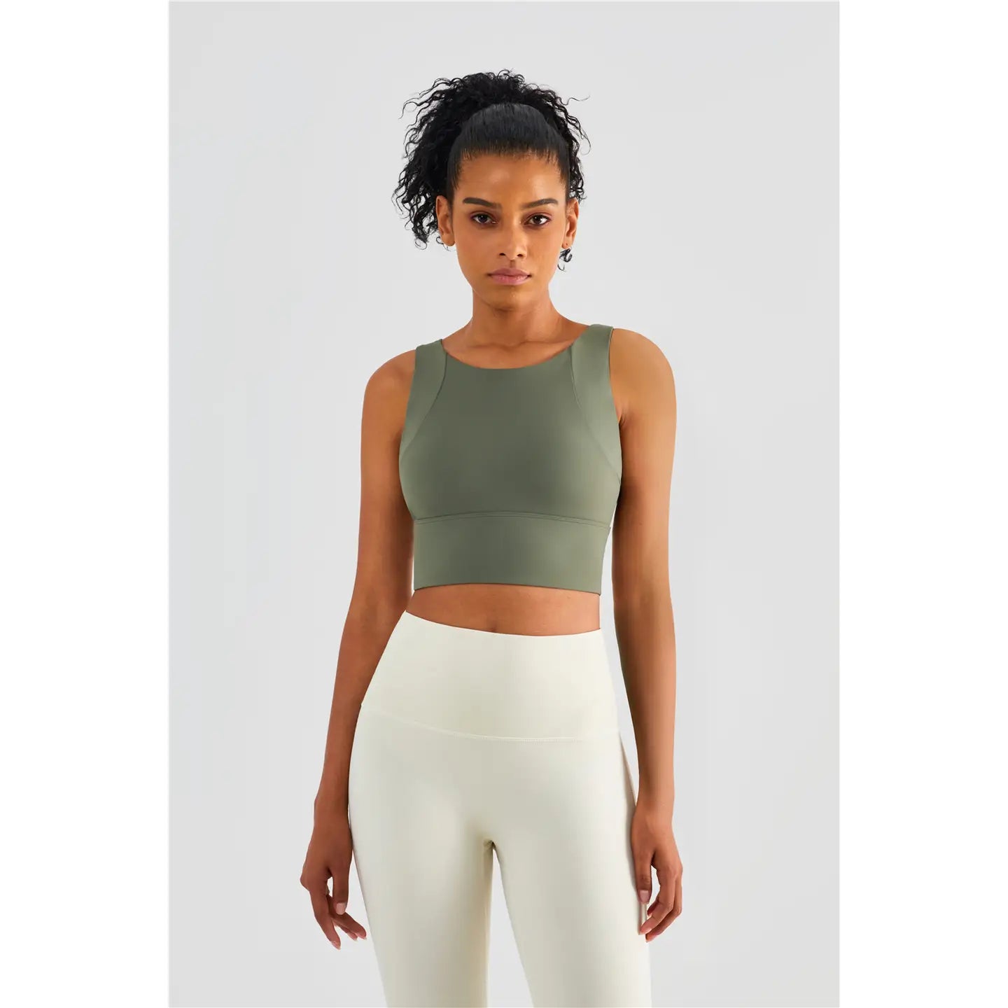Gray Sage Sports Bra