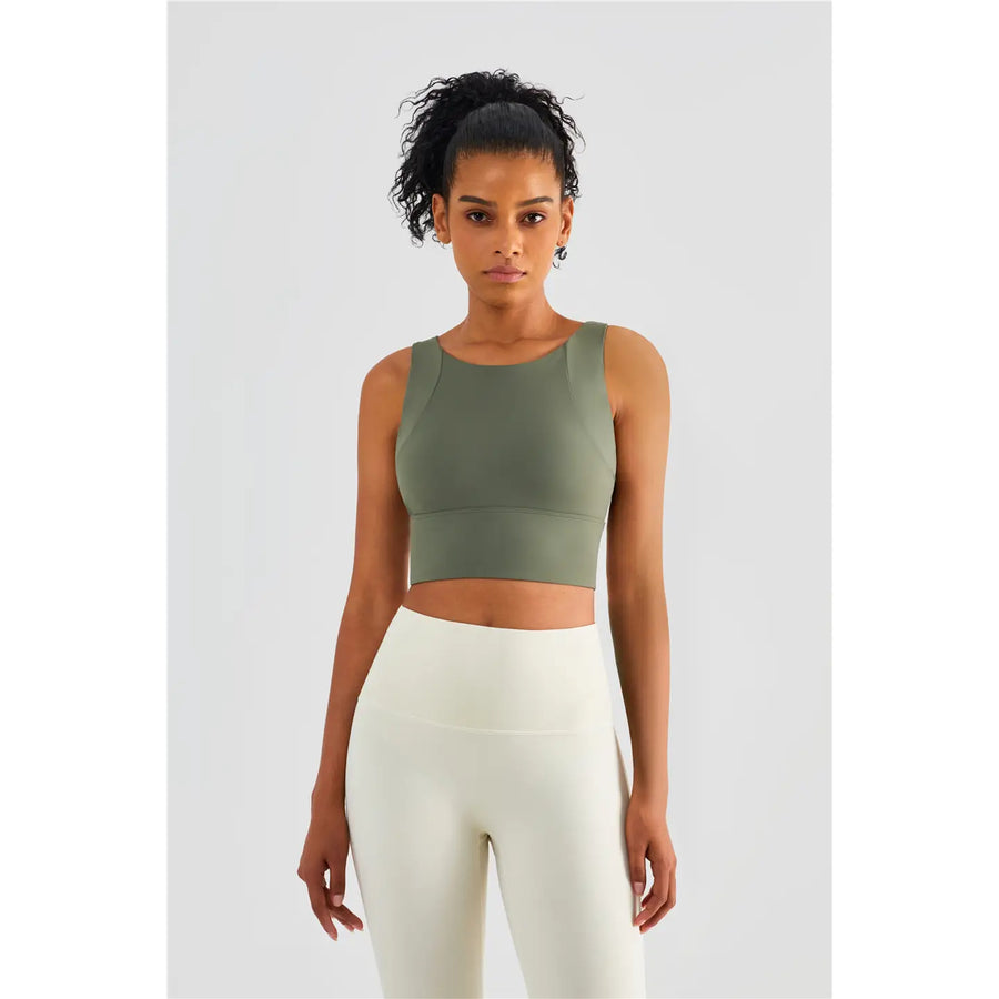 Gray Sage Sports Bra
