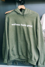 Load image into Gallery viewer, Wellness Feels Good Hooded Sweatshirt
