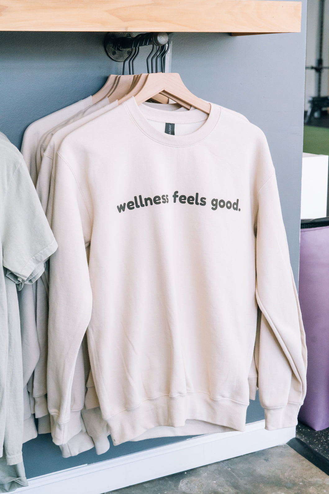 Wellness Feels Good Crewneck Sweatshirt