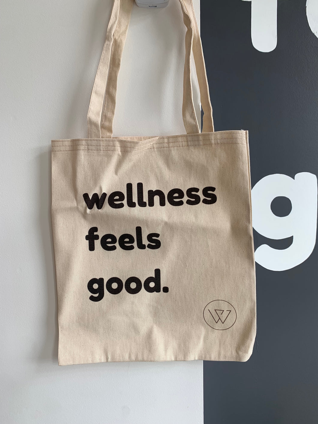 Wellness Feels Good Canvas Tote Bag